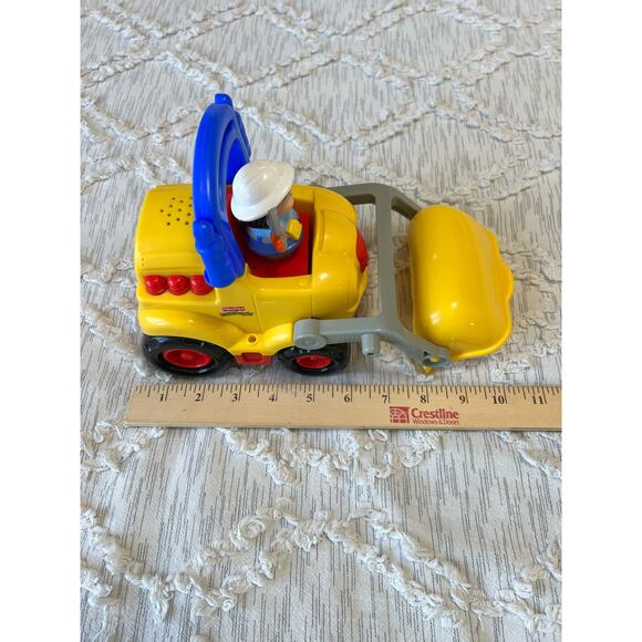 Fisher-Price Lifty Loader Bulldozer Construction w/Figure 2003 Works - Picture 9 of 11